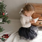 [90-150cm]インナーシャツ チュール フリル襟 トップス - Image 19