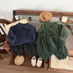 [73-110cm] ケーブル編み ニット ポロシャツ - Image 14