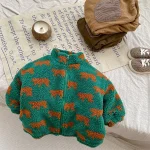 [80-130cm] 白くまボア アウター - Image 2