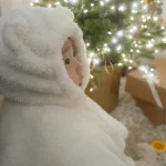 [66-90cm] ボア オールインワン+ショール セットアップ - Image 6