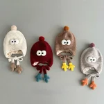 [GOODS] 目デザイン ニット 帽子 - Image 3