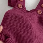 [66-100cm] フリル ニット サロペット - Image 19