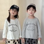 [80-150cm]長袖Tシャツ デザートプリント シンプル 定番 兄妹お揃い - Image 8