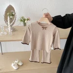 [73-110cm] リボン リブ セットアップ - Image 4