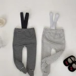 [73-100cm] ボーダー サロペット タイツ - Image 13