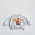 [80-130cm] 熊柄 プルオーバ トレーナー - Image 10