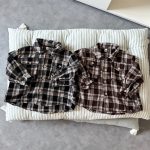 [80-150cm]シャツ チェック柄 カジュアル 合わせやすい トップス - Image 14