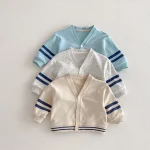 [73-120cm] ボーダー カーディガン - Image 12