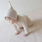 [66-90cm] 韓国風リブ オールインワン