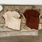 [66-90cm] ニット リブ セットアップ - Image 11