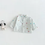 [73-110cm]シャツ 恐竜orチェリー柄 カジュアル - Image 3