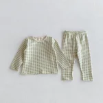 [80-130cm]チェック柄 セットアップ - Image 8