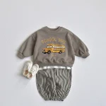 [80-130cm] 車柄 プルオーバ トレーナー - Image 5