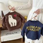 [90-150cm] 熊柄 セーター - Image 18