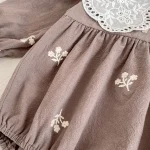 [66-130cm] レース襟 ロンパース  OR ワンピース - Image 15