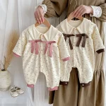 [66-100cm] リボン オールインワン - Image 2