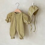 [66-90cm]ロンパース&帽子 セット 無地 肌に優しい ベビー服 - Image 17