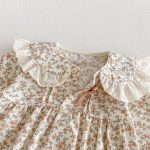 [66-90cm]フラワー プリンセス ロンパース - Image 5