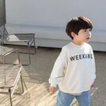 [80-130cm] 英字 トップス プルオーバー - Image 3