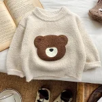 [73-110cm] 可愛い プリント セーター - Image 7