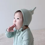 [66-90cm] 韓国風リブ オールインワン - Image 5