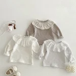 [66-10cm] レース襟 トップス - Image 4