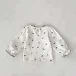 [66-110cm] ノーカラーor小花柄 インナーシャツ - Image 12