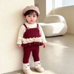 [66-90cm]可愛い レイヤード セットアップ - Image 9