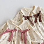 [66-100cm] リボン オールインワン - Image 3