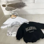 [66-100cm] 韓国風 英字柄 ロンパース - Image 6