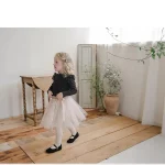 [73-120cm] 肩フリル トップス - Image 3