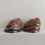 [GOODS] チェック ベレー 帽子 - Image 9