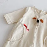 [66-90cm]オールインワン 犬柄 可愛い 着心地良い ベビー服 - Image 8