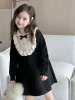 [90-150cm] ブラック ワンピース - Image 3