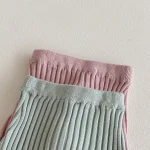 [66-100cm] フリル トップス &ネコ 刺繡 3点セット - Image 20