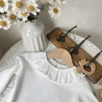 [66-90cm] フリル襟 ロンパース - Image 19