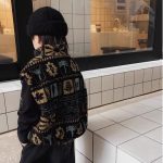 [90-150cm]着やすい もこもこ スタンドネック ベスト - Image 5