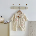 [66-90cm]オールインワン 犬柄 可愛い 着心地良い ベビー服 - Image 10