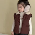 [80-150cm] ボア襟 ベスト - Image 20