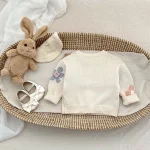 [66-100cm] フラワー カーディガン - Image 2