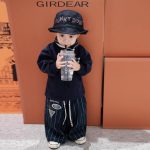 [80-140cm]クール プリント トップス/パンツ - Image 4