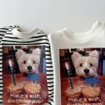 [80-130cm] 犬柄 プルオーバー トレーナー - Image 3