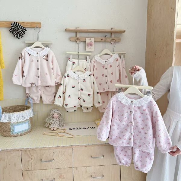 [80-130cm]ガーリー ふわふわ ルームウェア