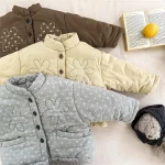 [80-130cm] 花柄 アウター - Image 4