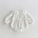 [66-110cm] レース襟 ロンパース or ワンピース - Image 9