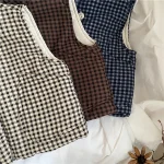 [80-130cm] チェック ベスト - Image 5