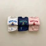 [66-110cm] 熊柄 ロンパース  or セットアップ - Image 16