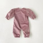 [66-90cm]ロンパース&帽子 セット 無地 肌に優しい ベビー服 - Image 7