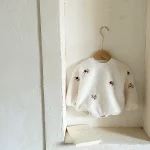 [1-18M] ローズ柄 ロンパース - Image 6