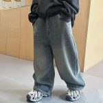 [90-150cm]シンプル 履きやすい ボトムス パンツ - Image 2